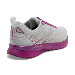 BROOKS Women's Levitate 5 (003 - Grey/Lavender/Baton Rouge) -THE OFFICE PARTY EDIT SHOP 120357 003 H Levitate 5