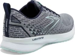 BROOKS Women's Levitate 5 (069 - Grey/Peacoat/Blue Light) -THE OFFICE PARTY EDIT SHOP 120357 069 H Levitate 5