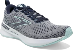 BROOKS Women's Levitate 5 GTS (069 - Grey/Peacoat/Blue Light) -THE OFFICE PARTY EDIT SHOP 120358 069 A Levitate GTS 5