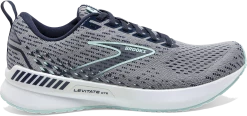 BROOKS Women's Levitate 5 GTS (069 - Grey/Peacoat/Blue Light)