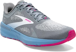 BROOKS Women’s Launch GTS 9 (016 - Grey/Blue/Pink) -THE OFFICE PARTY EDIT SHOP 120374 016 A Launch GTS 9