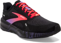 BROOKS Women’s Launch GTS 9 (026 - Black/Coral/Purple) -THE OFFICE PARTY EDIT SHOP 120374 026 A Launch GTS 9