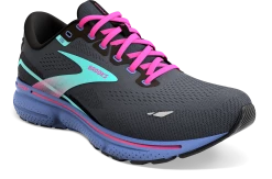 BROOKS Women's Ghost 15 (079 - Black/Blue/Aruba) -THE OFFICE PARTY EDIT SHOP 120380 079 A Ghost 15
