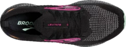 BROOKS Women's Levitate Stealthfit 6 (011 - Black/Pink) -THE OFFICE PARTY EDIT SHOP 120385 011 O Levitate StealthFit 6