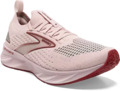 BROOKS Women's Levitate Stealthfit 6 (662 - Peach Whip/Pink) -THE OFFICE PARTY EDIT SHOP 120385 662 A Levitate StealthFit 6