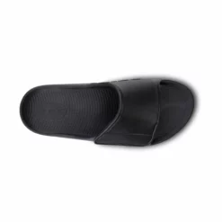 OOfos Unisex OOahh Sport Flex Slide Sandal (Matte Black) 12 OOfos Unisex OOahh Sport Flex Slide Sandal (Matte Black) -THE OFFICE PARTY EDIT SHOP 1550MATBLK 6 scaled