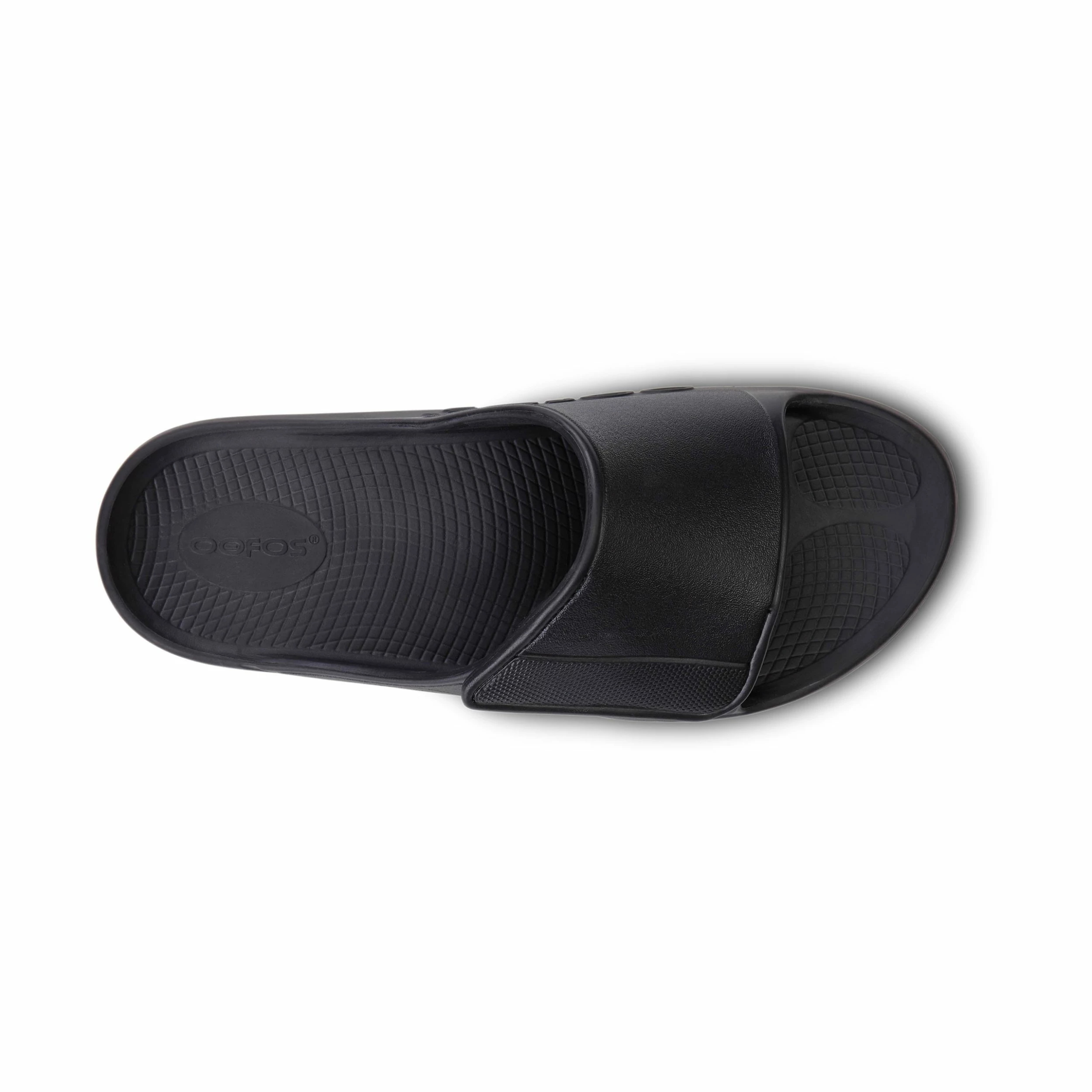 OOfos Unisex OOahh Sport Flex Slide Sandal (Matte Black) 6 OOfos Unisex OOahh Sport Flex Slide Sandal (Matte Black) - Image 6