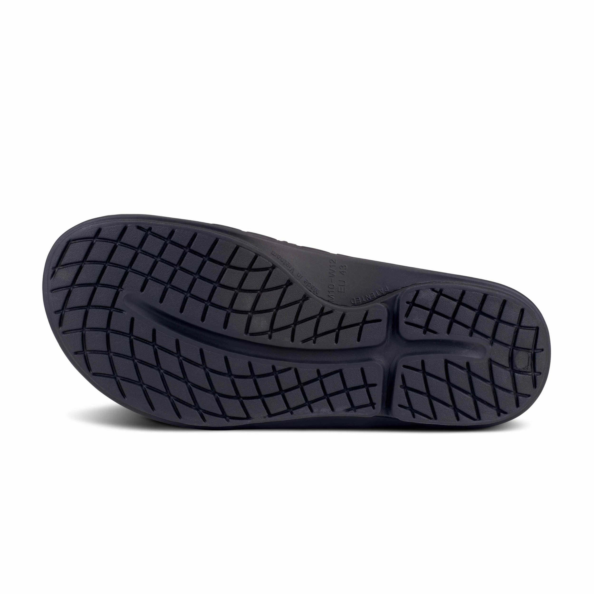 OOfos Unisex OOahh Sport Flex Slide Sandal (Matte Black) 7 OOfos Unisex OOahh Sport Flex Slide Sandal (Matte Black) - Image 7