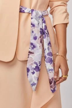 Not So Pink Pink Ruched Sleeve Blazer With Tieup -THE OFFICE PARTY EDIT SHOP 1655119805NSP SUMIT E com2507