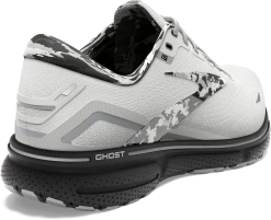 BROOKS Men's Ghost 15 (149 - White/Ebony/Oyster) -THE OFFICE PARTY EDIT SHOP 1677E8A9 9D91 4142 B92D DF23CAE0187A