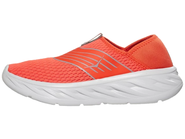 Hoka Men's Ora Recovery Shoe (MRLR - Mandarin Red/white) 1 Hoka Men's Ora Recovery Shoe (MRLR - Mandarin Red/white)