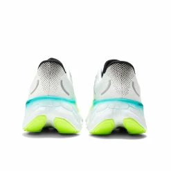 New Balance Men’s Fresh Foam More V4 (WT - White/Electric Teal) -THE OFFICE PARTY EDIT SHOP 1C88035B 5BB7 45A7 BD38 996661AC187B
