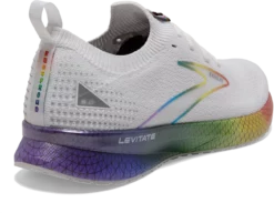 BROOKS Men’s "Love Moves" Levitate Stealthfit 5 (197 - White/Oyster/Multi) -THE OFFICE PARTY EDIT SHOP 21ED84C6 7F29 4E00 8970 31B3BE9AEC2B