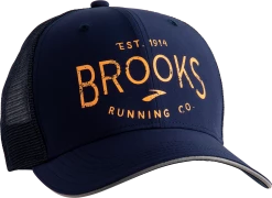 Discovery Unisex Trucker Hat (481 - Navy/Brooks Heritage)