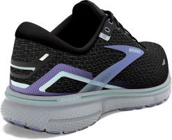 BROOKS Women's Ghost 15 (011 - Black/Jacaranda/Salt) -THE OFFICE PARTY EDIT SHOP 2D2D0640 154D 49D6 9641 E3047AE568AE