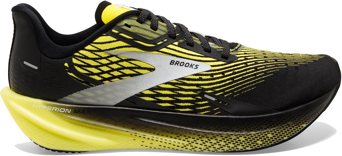 BROOKS Men’s Hyperion Max (078 - Black/Blazing Yellow/White 1 BROOKS Men’s Hyperion Max (078 - Black/Blazing Yellow/White