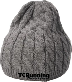 TC Running Co TCRC Acrylic Knit Hat (Heather Grey)