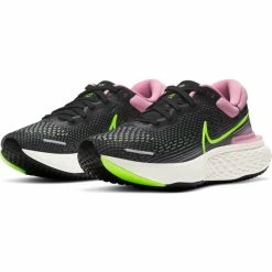 Nike Women's ZoomX Invincible Run Flyknit (002 - Black/Cyber/Elemental Pink -THE OFFICE PARTY EDIT SHOP 3A29904A 8DA9 4136 8409 DF2874894AEB
