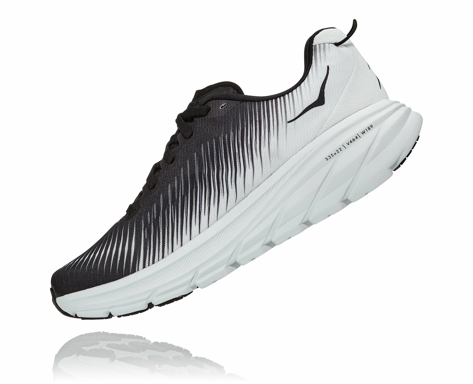 Hoka Women's Rincon 3 (BWHT - Black/White) 3 Hoka Women's Rincon 3 (BWHT - Black/White) - Image 3