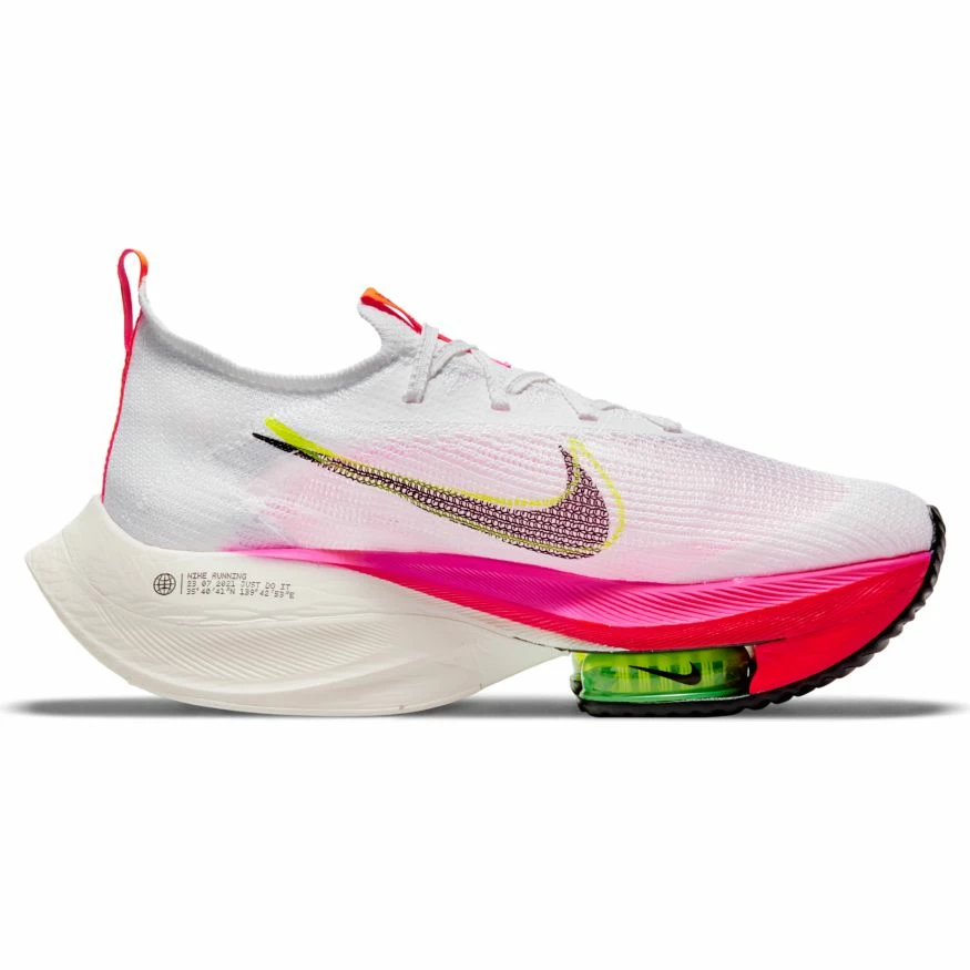 Nike Women's Air Zoom Alphafly NEXT% "Rawdacious" (100 - White/Black-Black-Black) 3 Nike Women's Air Zoom Alphafly NEXT% "Rawdacious" (100 - White/Black-Black-Black) - Image 3