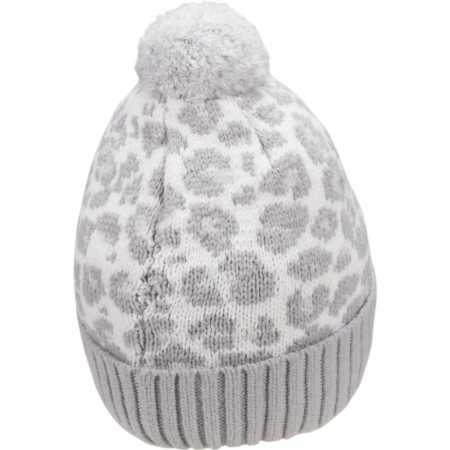 Nike Women’s NSW Pom Beanie (063 - Wolf Grey) 2 Nike Women’s NSW Pom Beanie (063 - Wolf Grey) - Image 2