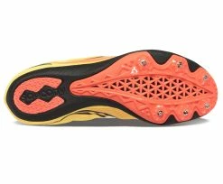 Saucony Women's Ballista MD (16 - VIZI Gold/VIZI Red) -THE OFFICE PARTY EDIT SHOP 51410985 8BA2 41D2 A1BA 0EBAC07A43A6