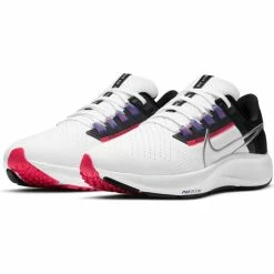 Nike Women's Zoom Pegasus 38 (101 - White/Metalliuc Silver/Black) -THE OFFICE PARTY EDIT SHOP 585A5E7C 619F 4916 BE07 206889BF765C