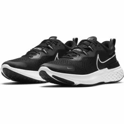 Nike Men's React Miler 2 (001 - Black/White/Smoke Grey) -THE OFFICE PARTY EDIT SHOP 60084D1D 8C4C 4C43 8993 982D1B58C598