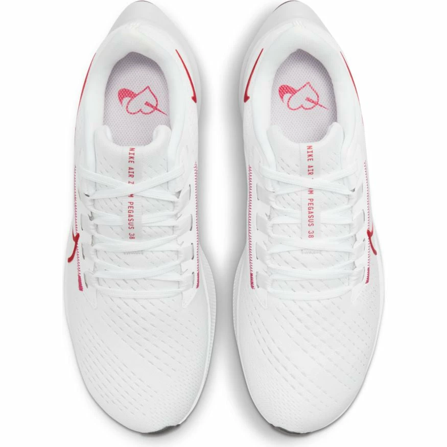 Nike Women’s Zoom Pegasus 38 (106 - White/Mystic Hibiscus/Iris Whisper) 3 Nike Women’s Zoom Pegasus 38 (106 - White/Mystic Hibiscus/Iris Whisper) - Image 3