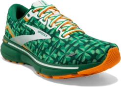 BROOKS Women's Ghost 15 “Run Lucky” (371 - Green/White/Orange) -THE OFFICE PARTY EDIT SHOP 643E55FC B982 41B6 8B69 B394C9A2F524