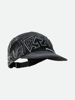 Nathan HyperNight Quick Stash Run Hat (White/Black/Vivid Blue)