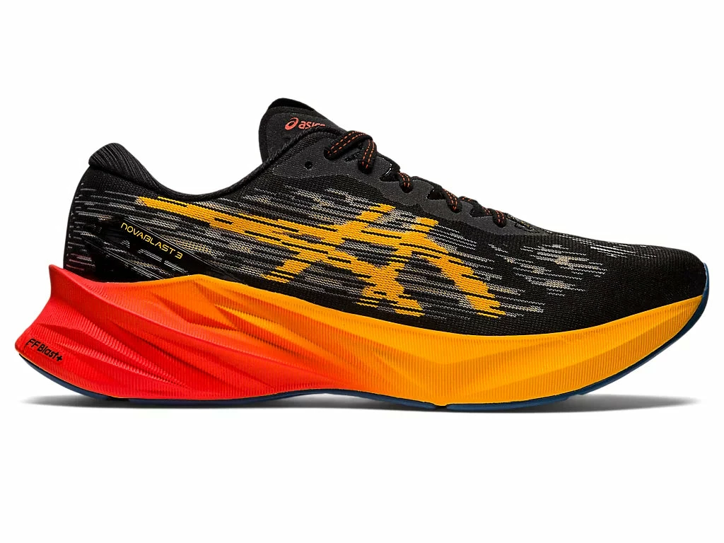Asics Men’s Novablast 3 (001 - Black/Amber) 1 Asics Men’s Novablast 3 (001 - Black/Amber)