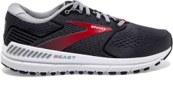 BROOKS Men's Beast '20 (019 - Blackened Pearl/Black/Red)