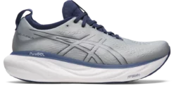 Asics Men’s GEL-Nimbus 25 WIDE (021 - Sheetrock/Indigo Blue)