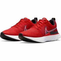 Nike Women's React Infinity Run Flyknit 2 (600 - Chile Red/Hyper Pink/Black/Dark Smoke Grey) -THE OFFICE PARTY EDIT SHOP 6EACDF8B 87C8 4EE9 9957 357BBAA97FFB