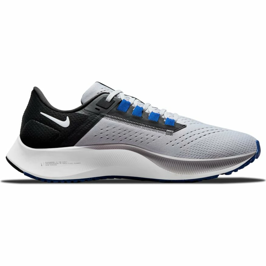 Nike Men's Zoom Pegasus 38 (006 - Wolf Grey/White/Black/Hyper Royal) 2 Nike Men's Zoom Pegasus 38 (006 - Wolf Grey/White/Black/Hyper Royal) - Image 2