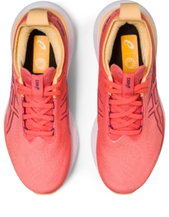 Asics Women’s GEL-Nimbus 25 (700 - Papaya/Dusty Purple) -THE OFFICE PARTY EDIT SHOP 76EC13AB C72A 4796 A96D 035AA0B2FB61