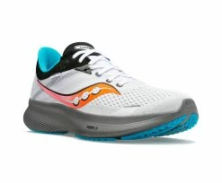 Saucony Men’s Ride 16 (85 - White/Gravel) -THE OFFICE PARTY EDIT SHOP 7db3df231852444995da9a3a7338d5a9 other other