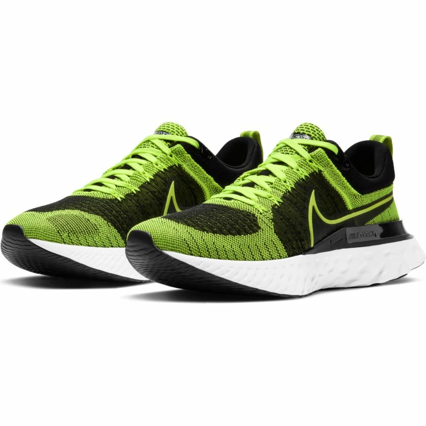 Nike Men's React Infinity Run Flyknit 2 (700 - Volt/Volt/Black) 3 Nike Men's React Infinity Run Flyknit 2 (700 - Volt/Volt/Black) - Image 3