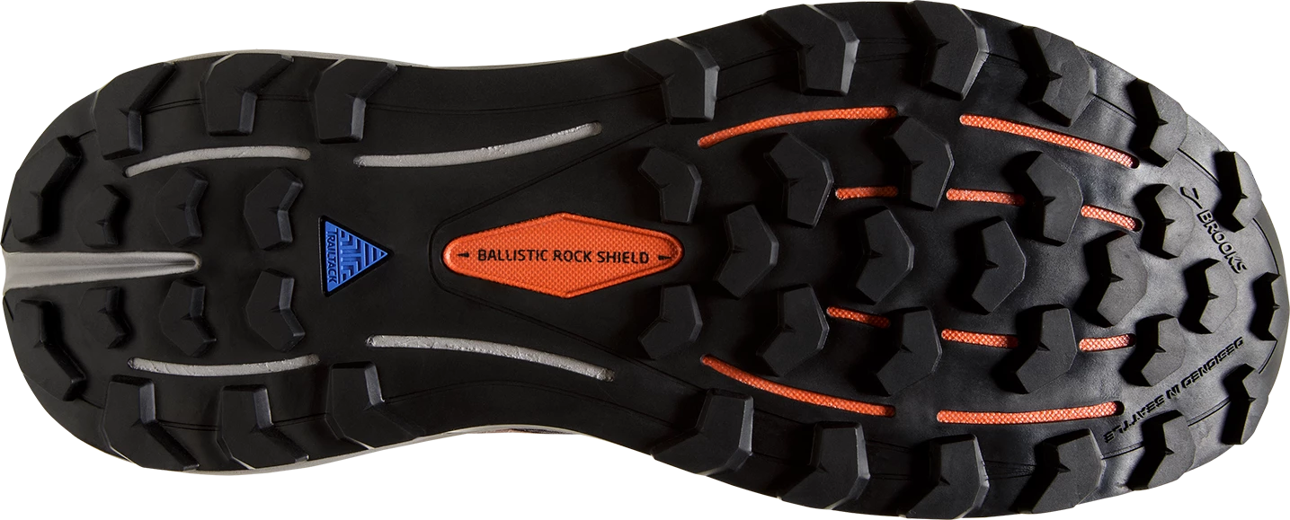 BROOKS Men's Cascadia 16 GTX (060 - Black/Ebony/Cinnabar) 6 BROOKS Men's Cascadia 16 GTX (060 - Black/Ebony/Cinnabar) - Image 6