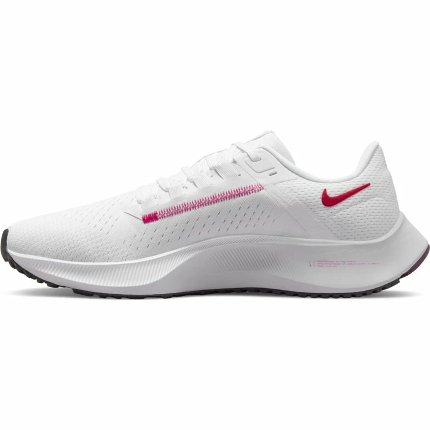 Nike Women’s Zoom Pegasus 38 (106 - White/Mystic Hibiscus/Iris Whisper) 2 Nike Women’s Zoom Pegasus 38 (106 - White/Mystic Hibiscus/Iris Whisper) - Image 2