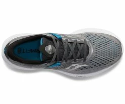 Saucony Men's Ride 15 (15 - Alloy/Topaz) -THE OFFICE PARTY EDIT SHOP 9225CDE8 AB81 43A7 98A2 159D8433F06B