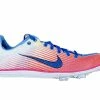 Nike Women’s Zoom Rival D 7 (046 - Pure Platinum/Blue Glow-Pink Flash)