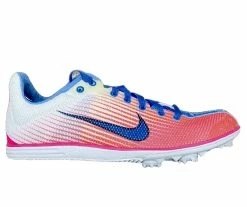 Nike Women’s Zoom Rival D 7 (046 - Pure Platinum/Blue Glow-Pink Flash)