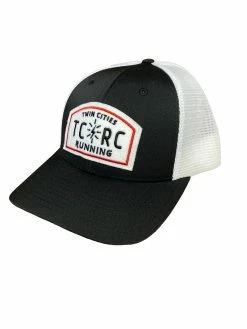 TC Running Co TCRC "Felt Patch" Trucker Hat (Black/White)