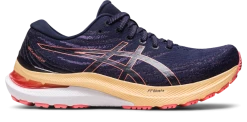 Asics Women's Gel-Kayano 29 WIDE (402 - Midnight/Papaya)
