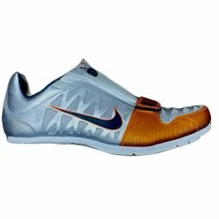 Nike Unisex Zoom Long Jump 4 (001 - Metallic Silver/Anthracite-Total Orange)