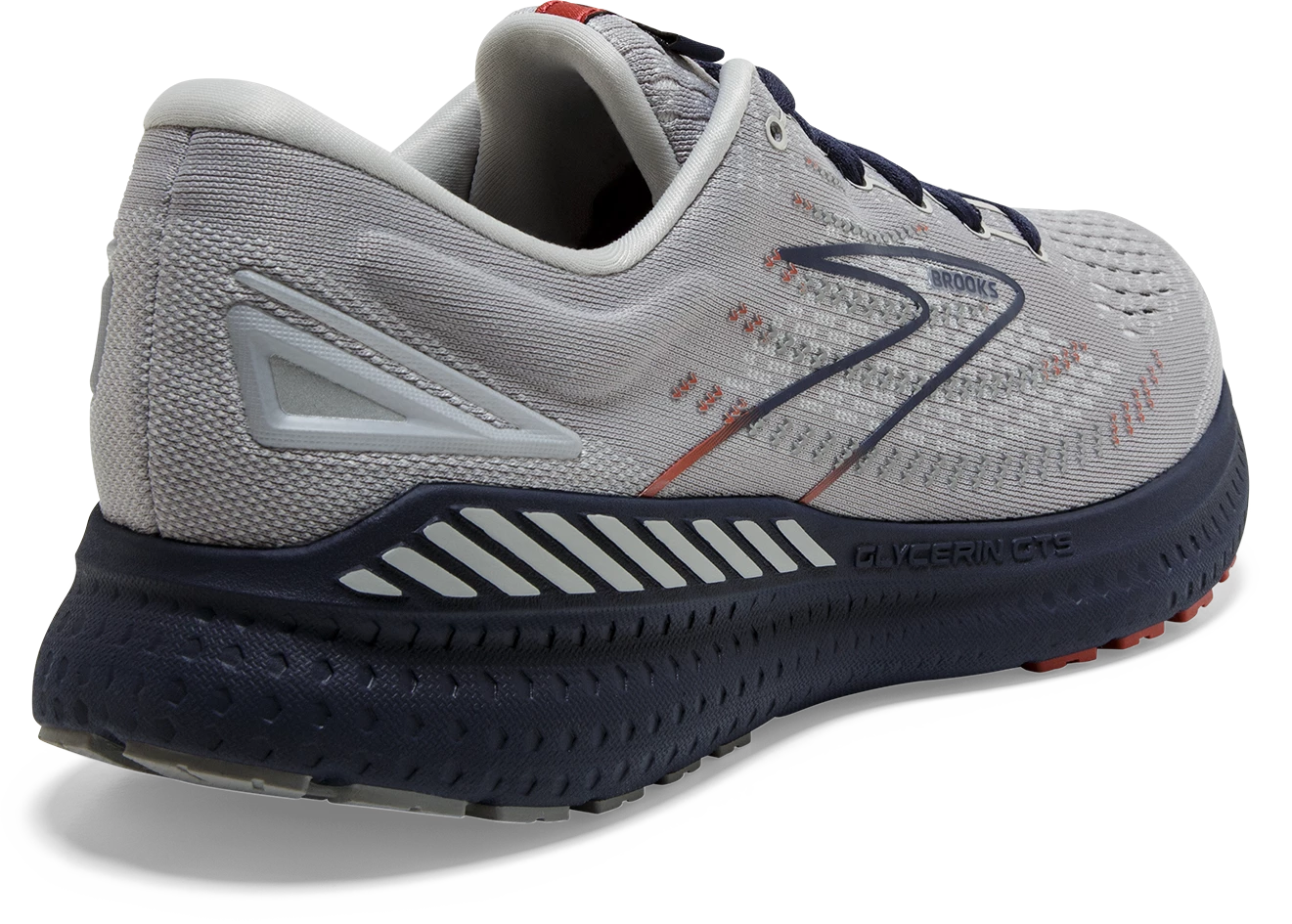 BROOKS Men's Glycerin GTS 19 (002 - Grey/Alloy/Peacoat) 4 BROOKS Men's Glycerin GTS 19 (002 - Grey/Alloy/Peacoat) - Image 4