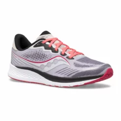 Saucony Kid's Ride 14 (Fog/Cherry)