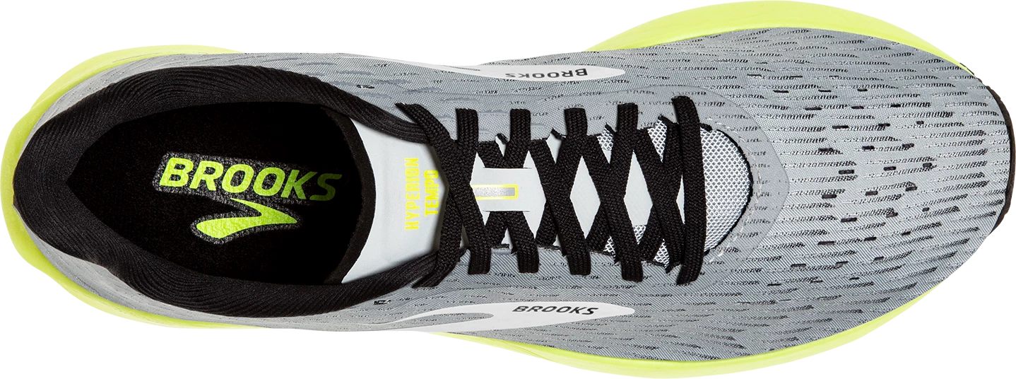 BROOKS Men's Hyperion Tempo (099 - Grey/Black/Nightlife) 3 BROOKS Men's Hyperion Tempo (099 - Grey/Black/Nightlife) - Image 3